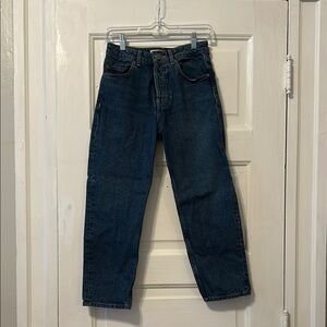 ASOS Blue Ankle Cropped Jeans
